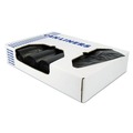 Trash Bags | Heritage X8647AK Low Density 56 Gallon 1.5 mil 43 in. x 47 in. Can Liners - Black (100/Carton) image number 2