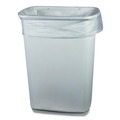 Trash Bags | Boardwalk H5645TCKR01 23 Gallon 0.9 mil 28 in. x 45 in. Perforated Roll Linear Low Density Can Liners - Clear (25 Bags/Roll, 8 Rolls/Carton) image number 4