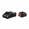 Battery and Charger Starter Kits | Bosch GXS18V-16N14 CORE18V 8 Ah 6 Amp Lithium-Ion High Power Battery and Battery Turbo Charger with Power Boost Starter Kit image number 0