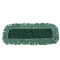 Cleaning & Janitorial Supplies | Rubbermaid Commercial FGJ85700GR00 48 in. x 5 in. Microfiber Looped-End Dust Mop Heads - Green (12/Carton) image number 1
