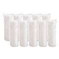 Last Chance for these Amazing Deals | Dart 8FTL Lift 'n' Lock 8 oz. Foam Cup and Container Lids - White (1000/Carton) image number 2