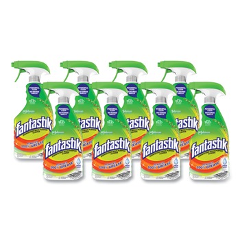 Fantastik 32 oz Disinfectant Multi-Purpose Cleaner - Fresh Scent (8/Carton)