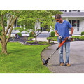 String Trimmers | Factory Reconditioned Black & Decker LST522R 20V MAX 2.5 Ah Cordless Lithium-Ion 12 in. 2-Speed String Trimmer/Edger Kit image number 5