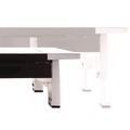 Office Furniture Accessories | Fellowes Mfg Co. 8031001 27 in. x 14 in. x 4 in. to 6.5 in. Office Suites Premium Monitor Riser - Black/Silver image number 6