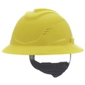  | MSA 10215832 V-Gard C1 Fas-Trac III Full Brim Vented Hard Hat - Yellow image number 0