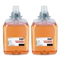 Hand Soaps | GOJO Industries 5262-02 2,000 mL Luxury Foam Antibacterial Handwash Refill - Fresh Fruit Scent (2/Carton) image number 0