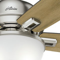Ceiling Fans | Hunter 53335 52 in. Donegan Brushed Nickel Ceiling Fan with Light image number 6