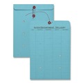 Envelopes & Mailers | Quality Park QUA63577 10 x 13 Colored Paper String and Button Interoffice Envelope - Blue (100/Box) image number 0