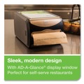 Food Service | Tork 6432000 7.5 in. x 12.1 in. x 5.7 in. Xpressnap Counter Napkin Dispenser - Black image number 6
