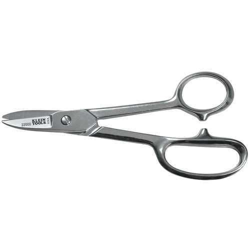 Klein Tools 22000 6-1/2 in. High-Leverage Electrician Scissors/ Snip image number 0