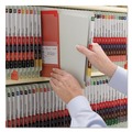 Office Jansan | Smead 26800 End Tab Pressboard Classification Folders with Four SafeSHIELD Fasteners - Letter, Gray-Green (10/Box) image number 4
