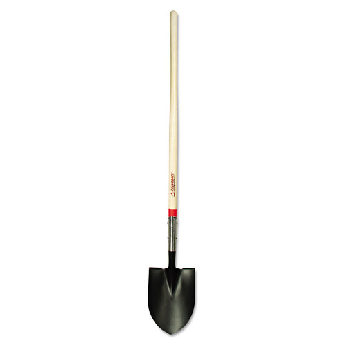 Shovels & Trowels | Union Tools 45657 9.5 in. x 12 in. Blade Round Point Shovel with 48 in. Straight White Ash Handle image number 0