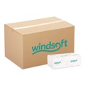 Paper Towels and Napkins | Windsoft 101C 10.2 in. x 13.25 in. 1-Ply C-Fold Paper Towels - White (200/Pack, 12 Packs/Carton) image number 0