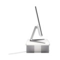 Office Jansan | Kensington K55460WW FreshView Wellness 22.5 in. x 11.5 in. x 5.4 in. Supports 200 lbs. Monitor Stand with Air Purifier, For 27-in Monitors - White image number 6