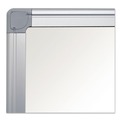  | MasterVision MA2707790 Gold Ultra 48 in. x 72 in. Aluminum Frame Magnetic Earth Dry Erase Board - White/Silver image number 1