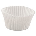 Labor Day Sale! Save $30 off $199! | Hoffmaster 610032 4.5 Diameter x 1.25 h Fluted Paper Bake Cups - White (500/Pack, 20 Packs/Carton) image number 0