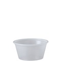  | Dart P200N 2 oz. Polystyrene Portion Cups - Translucent (2500/Carton) image number 0