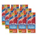 Food Service | Hefty 00R88073 10.56 in. x 11 in. 1-Gallon Slider Stand and Fill Freezer Storage Bags - Clear (225/Carton) image number 0