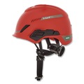 Hard Hats | MSA 10194784 V-Gard H1 Fas-Trac III Pivot Trivent ANSI EN12492 Safety Helmet -  Red image number 2