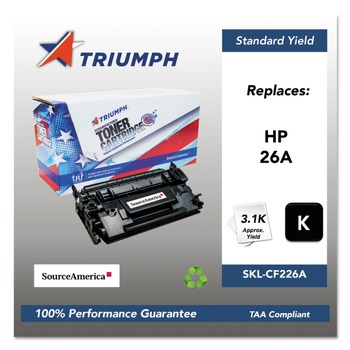 Triumph 751000NSH1587 CF226A (26A) Remanufactured 3,100 Page-Yield Toner - Black