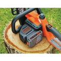 Chainsaws | Black & Decker LCS1020 20V MAX Lithium-Ion 10 in. Cordless Chainsaw Kit (2 Ah) image number 3