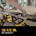 Dewalt DWE7491RS 10 in. 15 Amp  Site-Pro Compact Jobsite Table Saw with Rolling Stand image number 16
