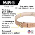 Tool Storage | Klein Tools 5415 Medium Heavy-Duty Embossed Tool Belt image number 3