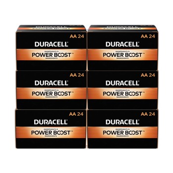 PRODUCTS | Duracell MN1500CT Power Boost CopperTop Alkaline AA Batteries (144/Carton)