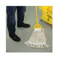 Customer Appreciation Sale - Save up to $60 off | Boardwalk BWK524C 24 oz. Pro Loop Web/Tailband Premium Saddleback Cotton Mop Head - White (12/Carton) image number 7