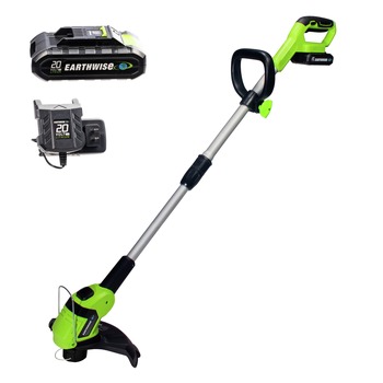 PRODUCTS | Earthwise LST02010 20V Lithium-Ion 10 in. Cordless String Trimmer Kit (2 Ah)