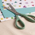 Office & Office Supplies | U Brands 6607U01-24 U-Eco 9.45 in. Long 3 in. Cut Length Scissors - Straight Assorted Color Handles (3/Pack) image number 7