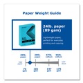 Cleaning & Janitorial Supplies | PrintWorks Professional 00102 8.5 in. x 11 in. 24 lbs. Text Weight Color Paper - Blue (1-Ream) image number 1
