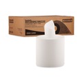 Paper Towels and Napkins | Boardwalk B6400 7.87 in. x 10 in. 2-Ply Perforated Center-Pull Hand Towels - White (600/Roll, 6 Rolls/Carton) image number 1