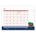 Calendars & Planners | House of Doolittle 139 22 in. x 17 in. 12-Month (Jan to Dec): 2026 Recycled Desk Pad Calendar - Illustrated Seasons Artwork, Black Binding/Corners image number 2