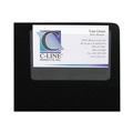 Labels | C-Line 70257 2 in. x 3.5 in. Top Load Self-Adhesive Business Card Holders - Clear (10/Pack) image number 5