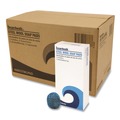 Cleaning Cloths | Boardwalk 96130-M-BWK 3 in. x 2.5 in. Steel Wool Soap Pads - Blue (12/Carton) image number 0