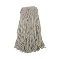 Customer Appreciation Sale - Save up to $60 off | Boardwalk BWK2032CEA No. 32 Cotton Cut-End Wet Mop Head - White image number 0