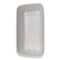 Food Service | GEN 10KWH 10.75 in. x 5.95 in. x 1.87 in. No. 10K Foam Meat Trays - White (250/Carton) image number 2