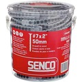 Collated Screws | SENCO 07A200P (1,000/Pack) #7 2 in. Coarse Thread Phillips Bugle-Head Collated Drywall to Wood Screw - Gray Phosphate image number 0