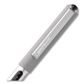 Office Jansan | uni-ball 60126 VISION Fine 0.7 mm Black Ink Roller Ball Pen Stick - Silver/Black/Clear Barrel (1 Dozen) image number 3