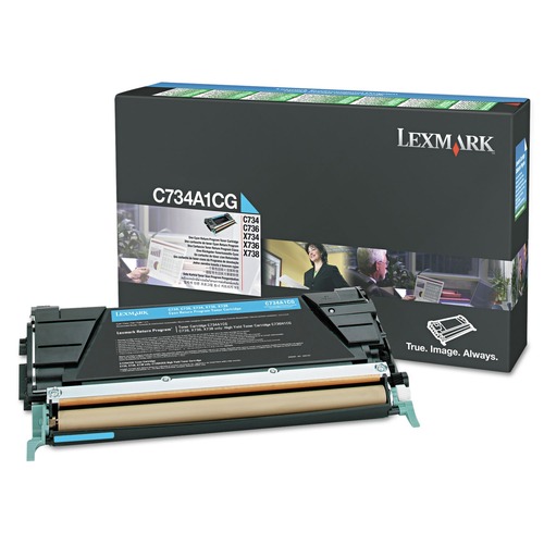Office Jansan | Lexmark C748H1CG C748H1CG 10,000 Page-Yield Return Program High-Yield Toner - Cyan image number 0