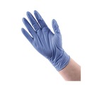 New Year New Savings! Save $25 off $150 | Boardwalk 380SBXA 380 Series 4 mil Thick 9.5 in. Long Powder-Free Disposable General-Purpose Nitrile Gloves - Small, Blue (100/Box) image number 7