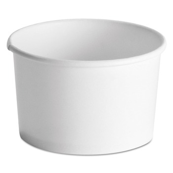 PRODUCTS | Chinet 71037 Squat Paper 8 oz. - 10 oz. Streetside Design Food Containers - White (1000/Carton)