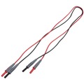 Office Cable Management | Klein Tools 69359 3 ft. Lead Adapters - Red and Black image number 1
