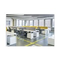 Office & Office Supplies | Alera ALEEL42ME10B 17.7 in. to 21.4 in. Seat Height Elusion Series Mesh Mid-Back Prem Fabric Multifunction Chair Supports Up to 275 lbs. - Black image number 7