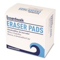 Cleaning Cloths | Boardwalk 96157-M-BWK 2.5 in. x 4.5 in. x 1 in. Eraser Pads - White (6 Packs/Carton) image number 5