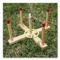 Office Jansan | Champion Sports QS1 Plastic/Wood Ring Toss Set - Assorted Colors (9-Piece/Set) image number 8