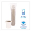 | Boardwalk BWKWHT10HCUP 10 oz. Paper Hot Cups - White (20 Cups/Sleeve, 50 Sleeves/Carton) image number 3