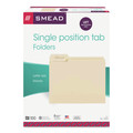 Office Jansan | Smead 10331 Interior File Folders with 1/3-Cut Left Tabs - Letter, Manila (100/Box) image number 4