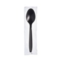 Cutlery | SOLO RSK3-0004 Reliance Mediumweight Plastic Spoon Cutlery - Black (1000/Carton) image number 2